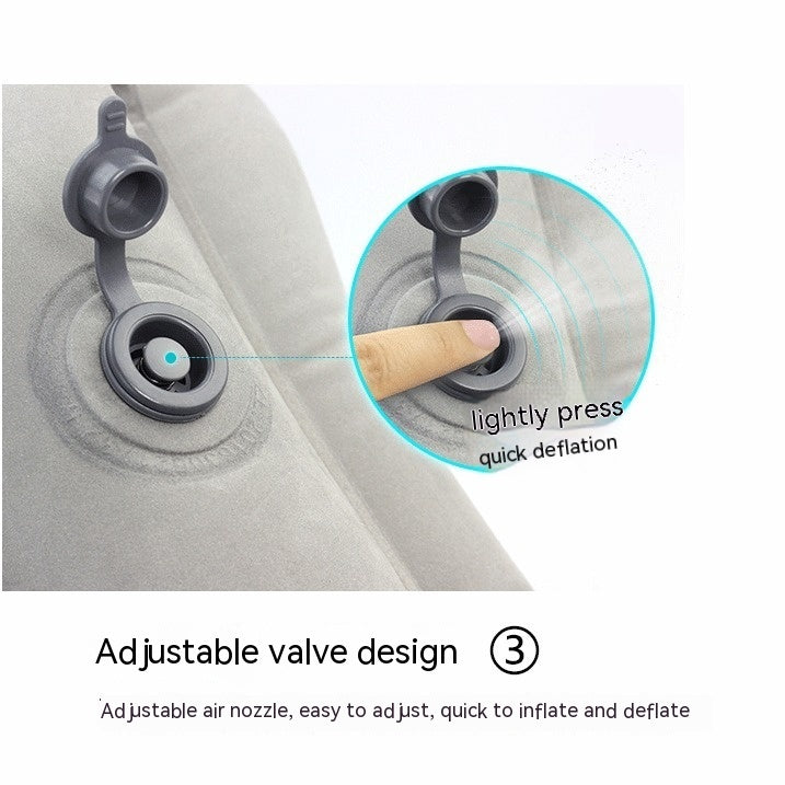 Inflatable Pillow for Airplane Travel