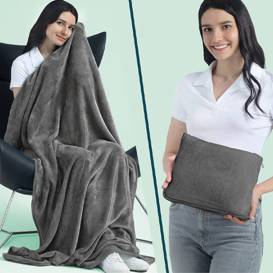 Multifunctional 2-in-1 Travel Blanket/Pillow - Everything Travel