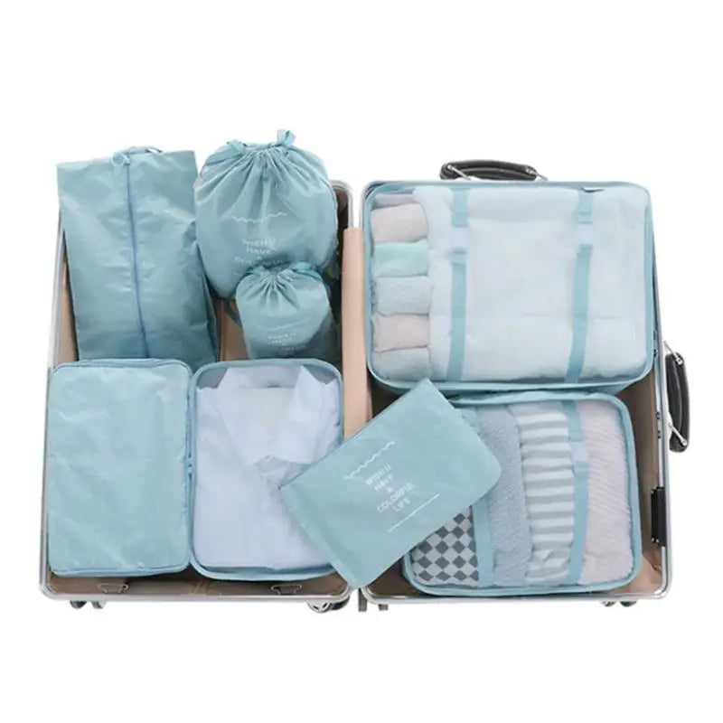 8 Pc. Waterproof Travel Bags - Everything Travel