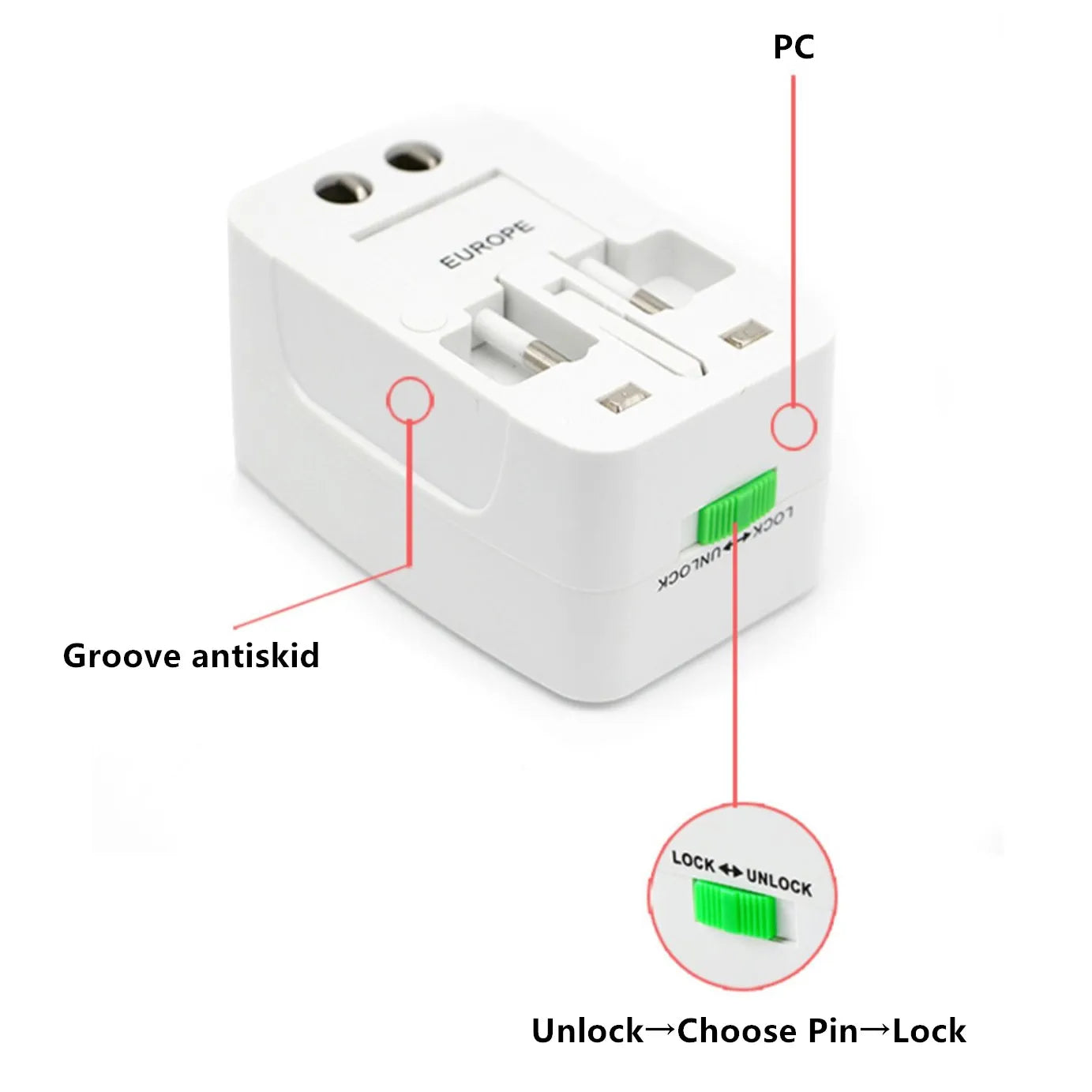 Universal Plug Adapter - Everything Travel