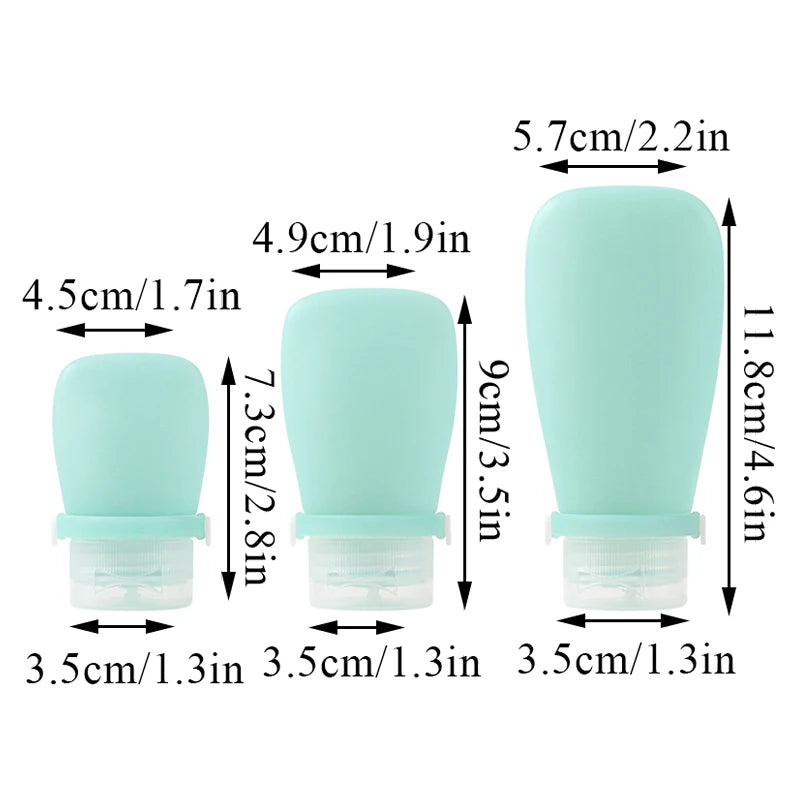 Silicone Refillable Travel Bottles - Everything Travel